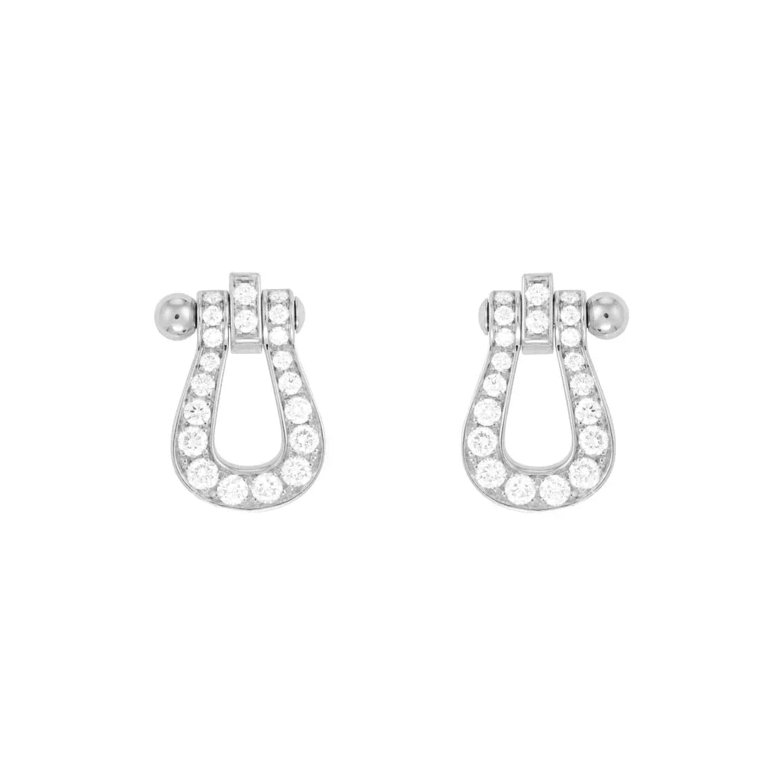 [Valéa jewellery]FORCE 10 FULL DIAMOND STUD EARRINGS MINI MODEL