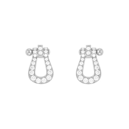 [Valéa jewellery]FORCE 10 FULL DIAMOND STUD EARRINGS MINI MODEL