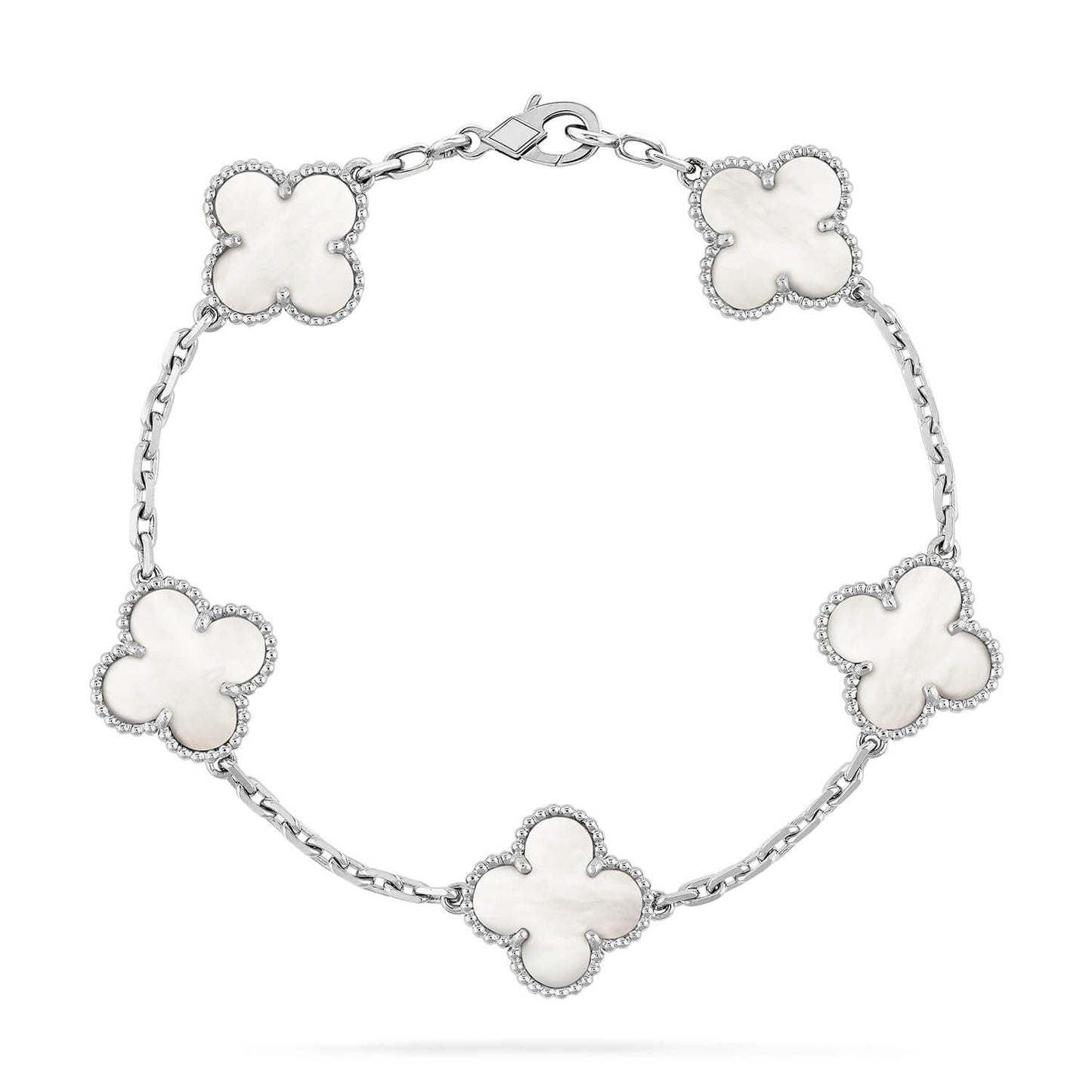 [Valéa jewellery]CLOVER SILVER MOP 5 MOTIF BRACELET