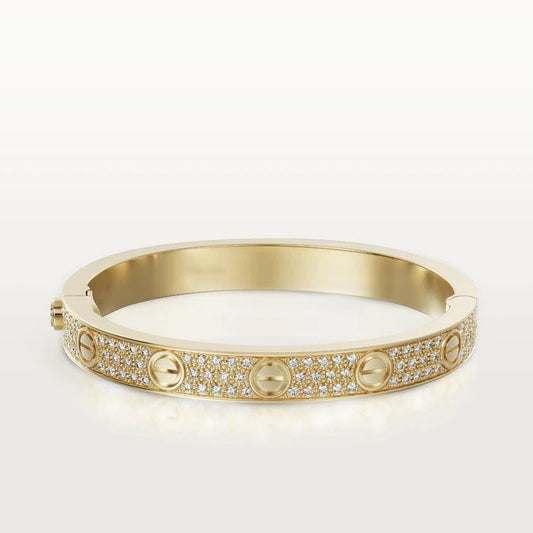 [AuraEcho]LOVE BRACELET 6.1MM DIAMOND-PAVED