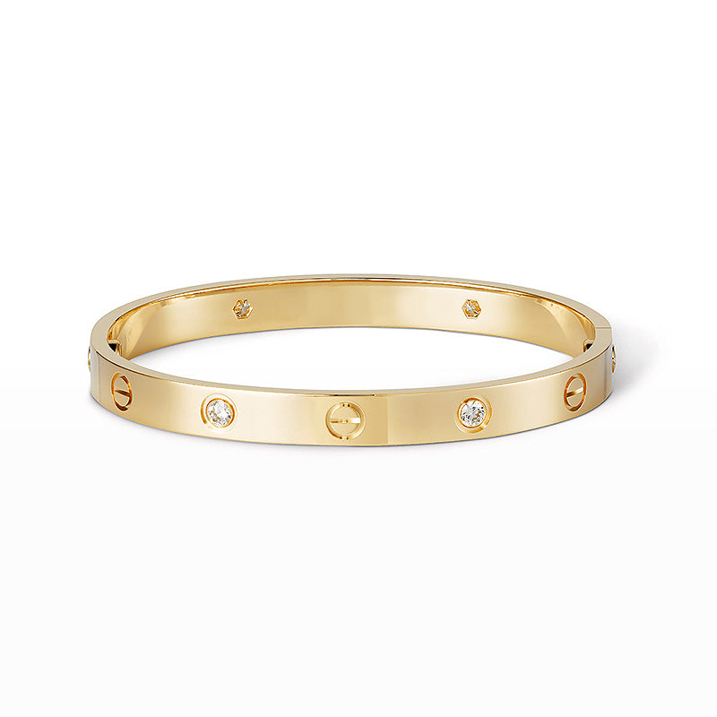 [Valéa jewellery]LOVE BRACELET 6.1MM 4 DIAMONDS