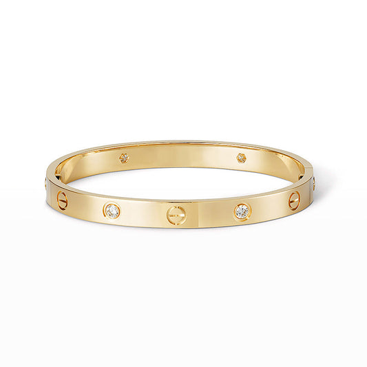 [Valéa jewellery]LOVE BRACELET 6.1MM 4 DIAMONDS