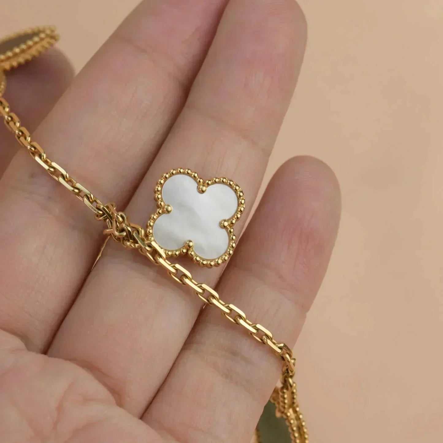 [Valéa jewellery]LUCKY SPRING 5 MOTIF GOLD BRACELET