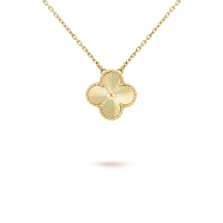 [Valéa jewellery]CLOVER 15MM LASER NECKLACE