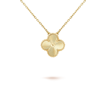 [Valéa jewellery]CLOVER 15MM LASER NECKLACE