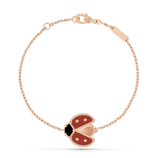 [Valéa jewellery]LUCKY SPRING 1 MOTIF PINK GOLD BRACELET