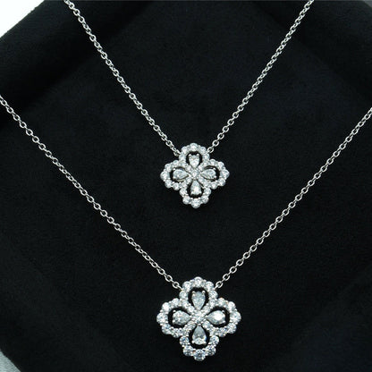 [Valéa jewellery]LOOP NECKLACE FULL MOTIF DIAMOND COMBINATION