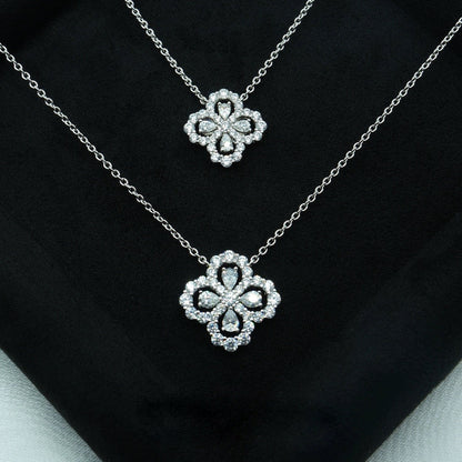 [Valéa jewellery]LOOP NECKLACE FULL MOTIF DIAMOND COMBINATION