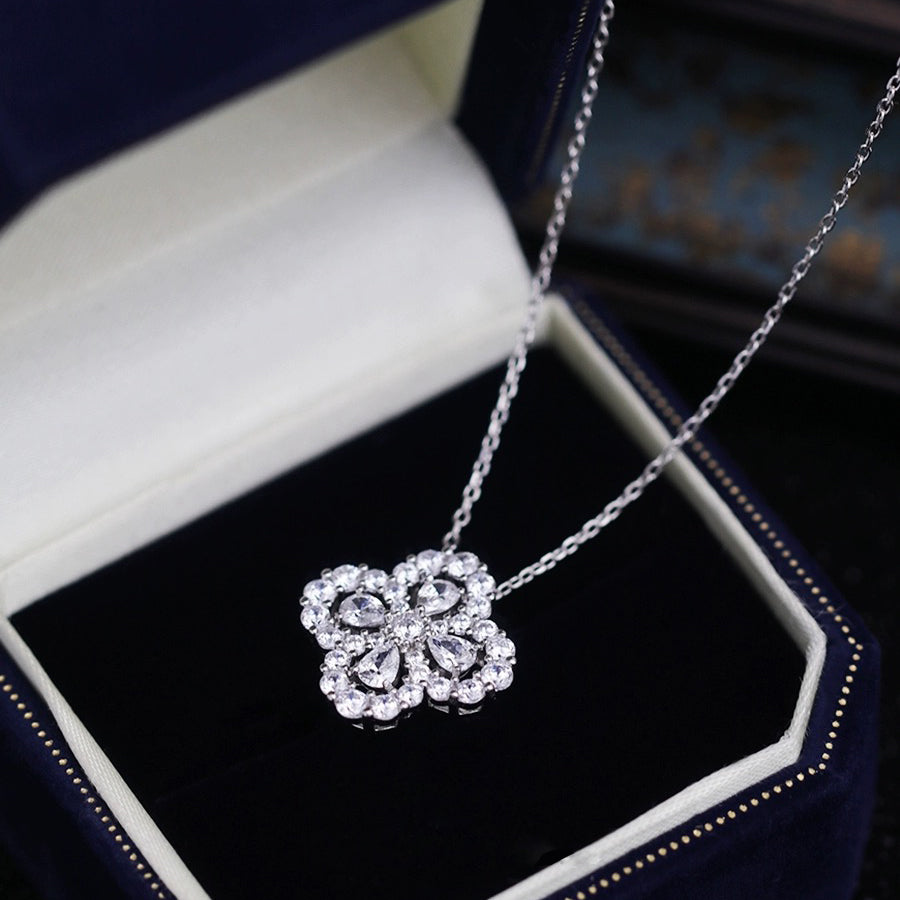 [Valéa jewellery]LOOP NECKLACE FULL MOTIF DIAMOND COMBINATION