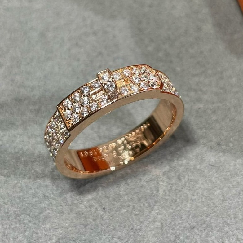 [Valéa jewellery]KELLY PINK GOLD DIAMOND RING