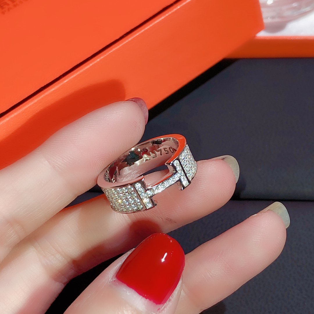 [Valéa jewellery]H RING FULL DIAMOND