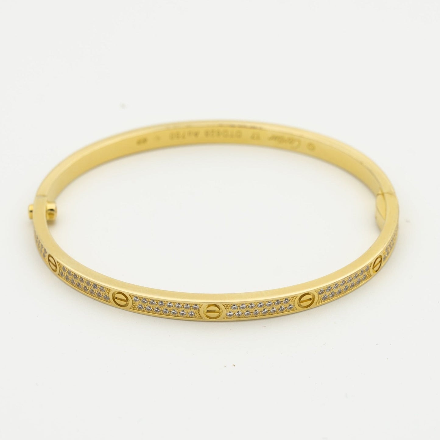 [Valéa jewellery]LOVE BRACELET 3.65MM DIAMOND-PAVED