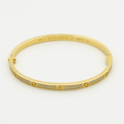 [Valéa jewellery]LOVE BRACELET 3.65MM DIAMOND-PAVED