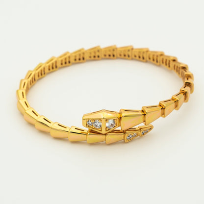 [Valéa jewellery]SERPENTI BRACELET DIAMONDS PINK GOLD