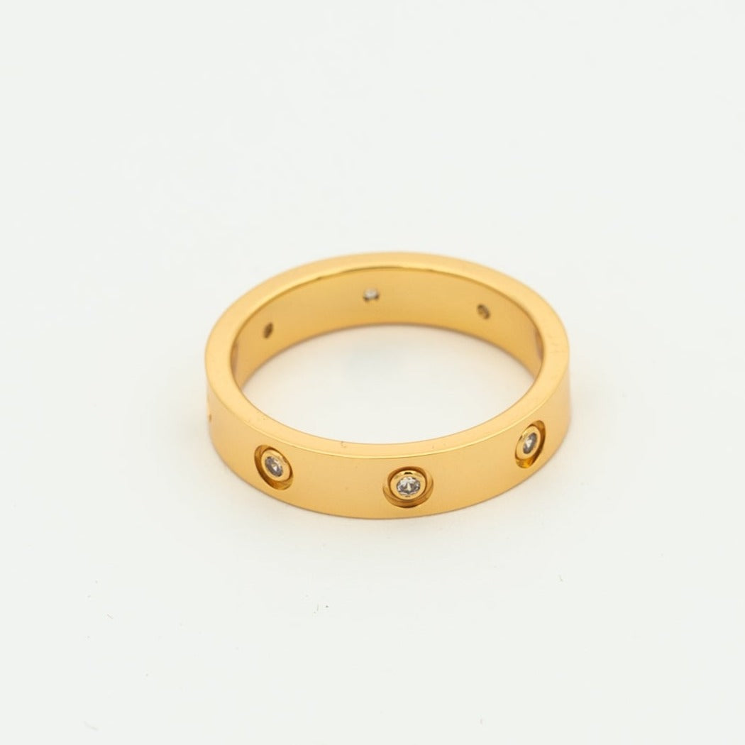 [Valéa jewellery]LOVE RING 3.6MM 8 DIAMONDS