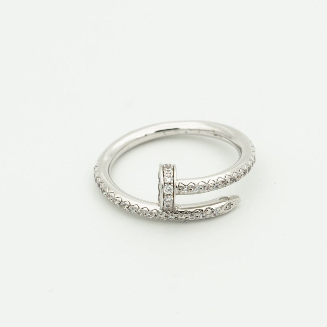 [Valéa jewellery]JUSTE RING 1.8MM SILVER DIAMONDS