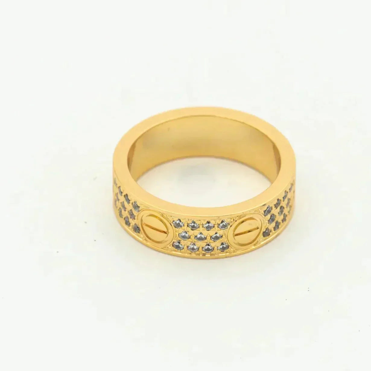 [Valéa jewellery]LOVE RING 5.5MM DIAMONDS PAVED