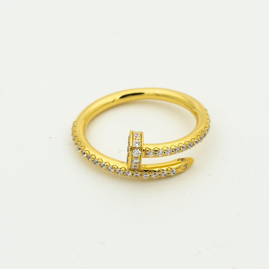 [Valéa jewellery]JUSTE RING 1.8MM GOLD DIAMONDS