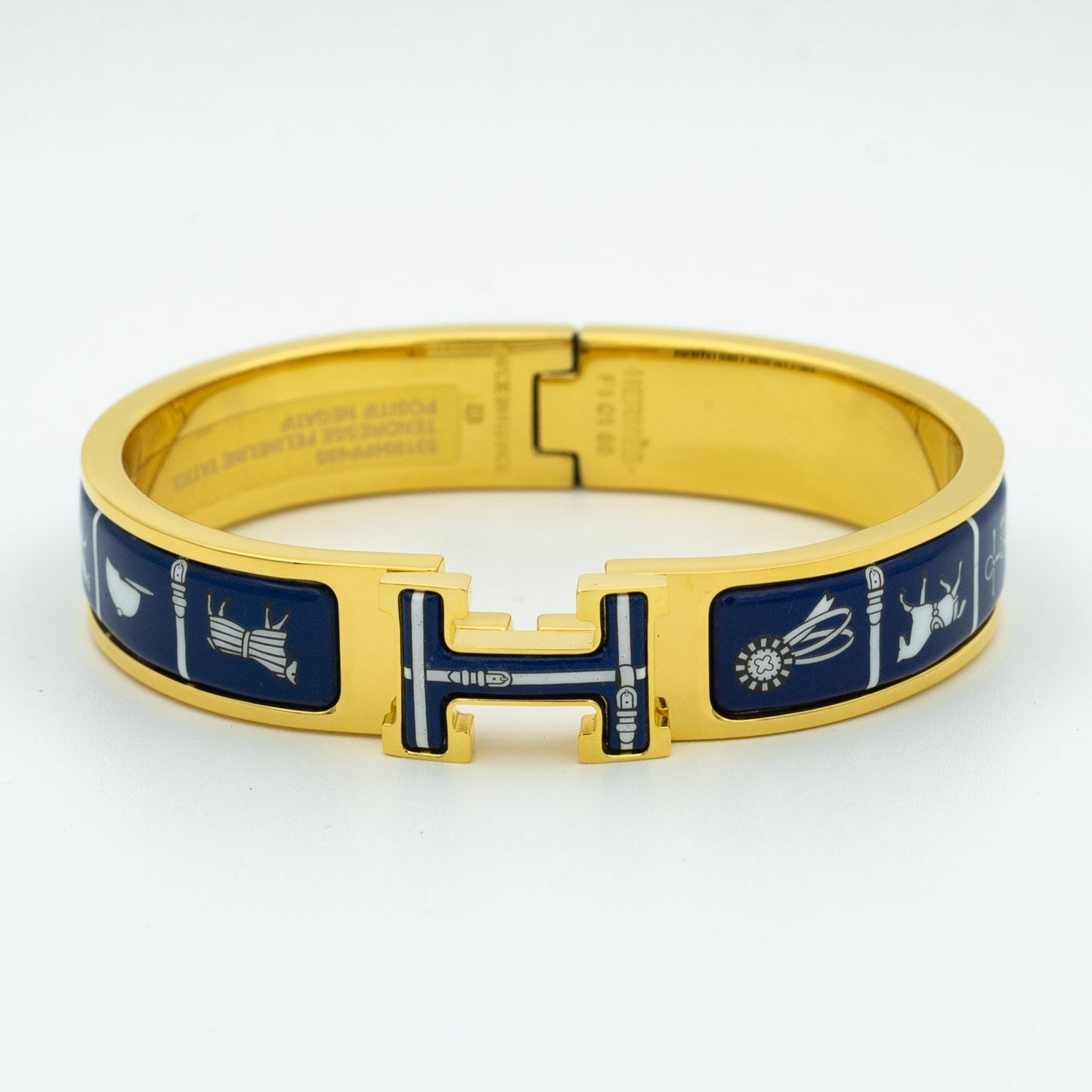 [Valéa jewellery]H BRACELET BLUE CERAMIC