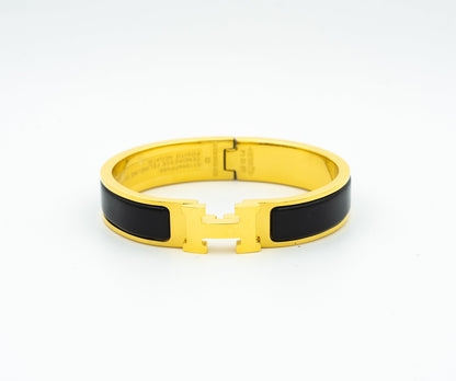 [Valéa jewellery]H BLACK BRACELET