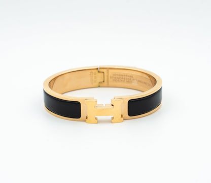 [Valéa jewellery]H BLACK BRACELET