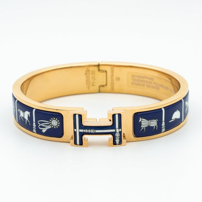 [Valéa jewellery]H BRACELET BLUE CERAMIC