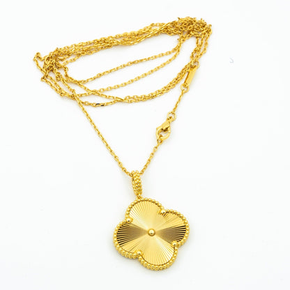 [Valéa jewellery]CLOVER 25MM PEDANT NECKLACE GOLD