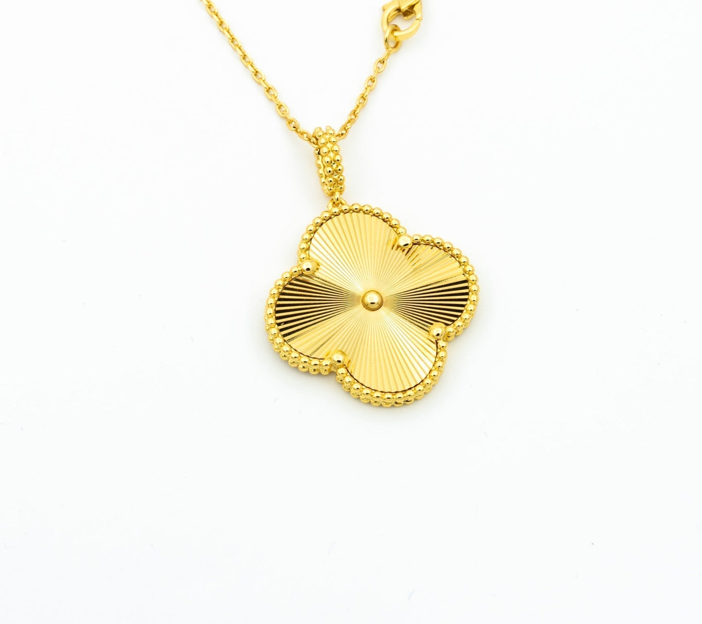 [Valéa jewellery]CLOVER 25MM PEDANT NECKLACE GOLD