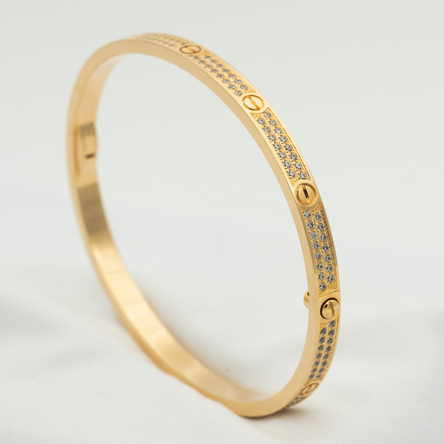 [Valéa jewellery]LOVE BRACELET 3.65MM DIAMOND-PAVED