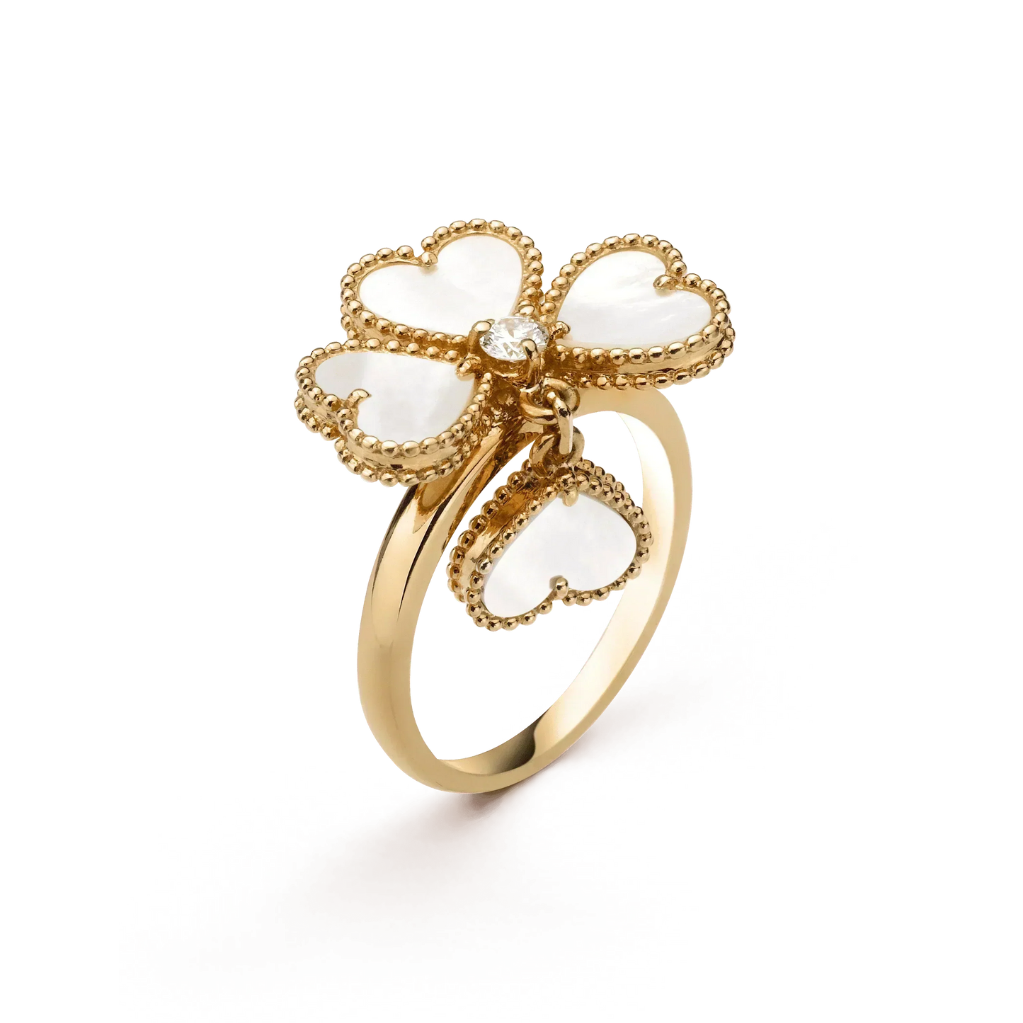 [valéa jewellery]SWEET CLOVER WHITE MOP RING