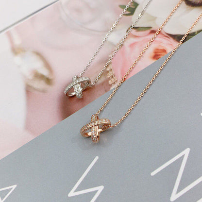 [Valéa jewellery]JEUX DE DIAMOND NECKLACE