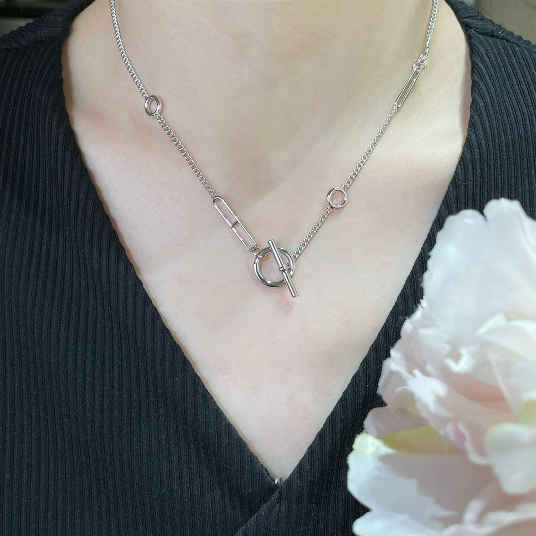 [Valéa jewellery]HM STERLING SILVER CHAINE D'ANCRE HEART