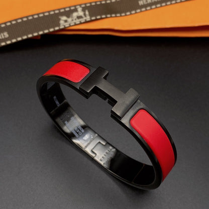 [Valéa jewellery]CLIC HM SO BLACK RED BRACELET