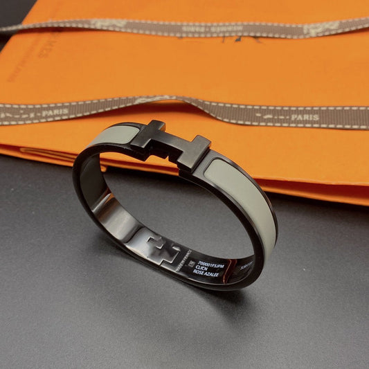 [Valéa jewellery]CLIC HM SO BLACK GREY BRACELET