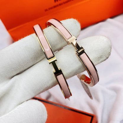 [Valéa jewellery]CLASSIC HM CLIC  PINK 8MM ENAMEL BRACELET