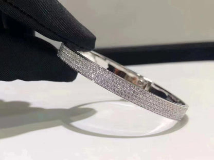 [Valéa jewellery]HM KELLY BRACELET IN SILVER AND FULL PAVE DIAMOND