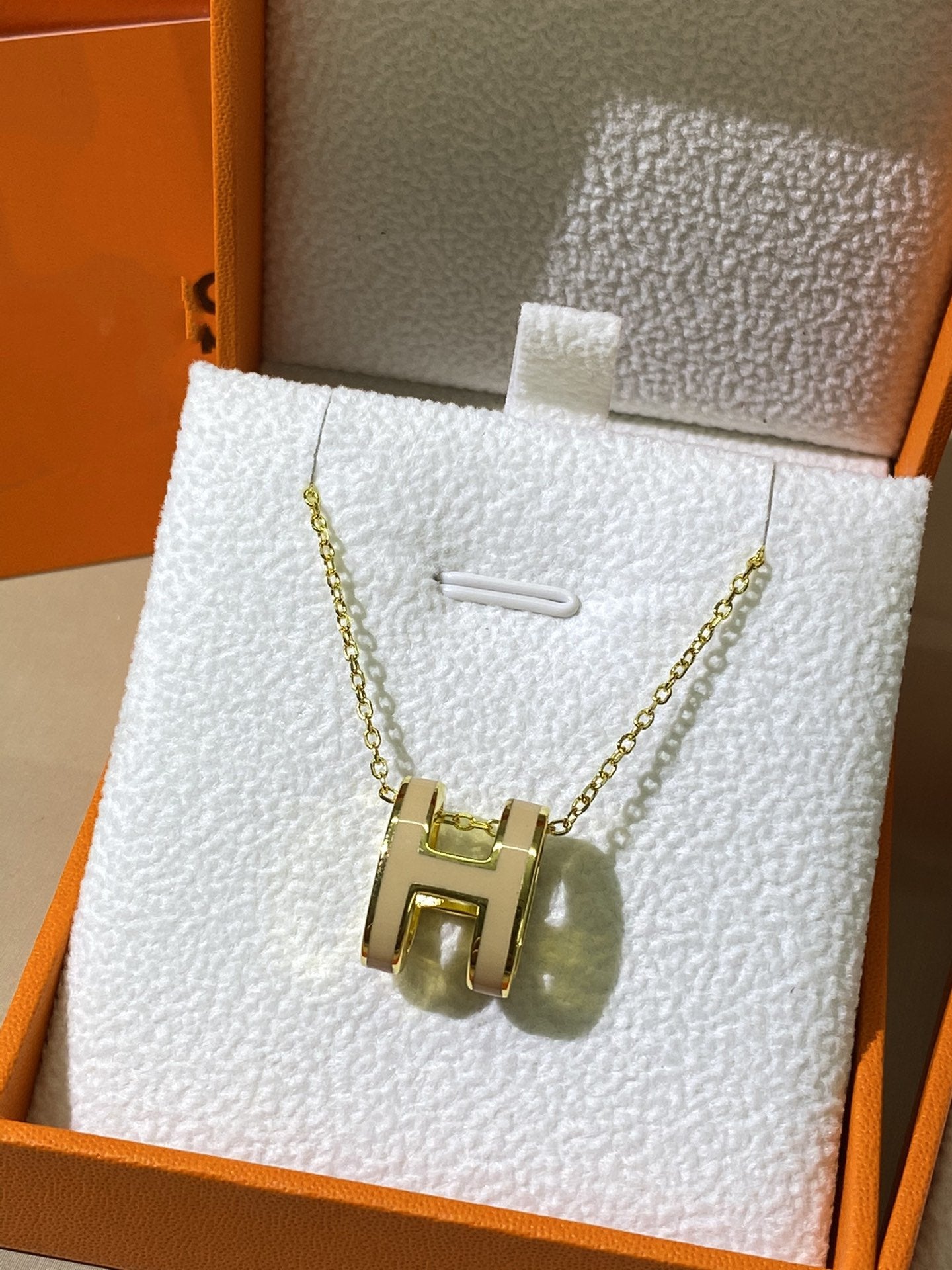 [Valéa jewellery]HM CLIC YELLOW ENAMEL GOLD NECKLACE