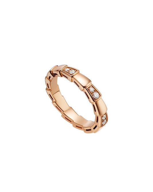 [valéa jewellery]SERPENTI RING PINK GOLD  3MM