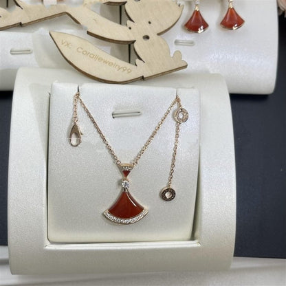 [Valéa jewellery]DREAM NECKLACE CARNELIAN DIAMOND