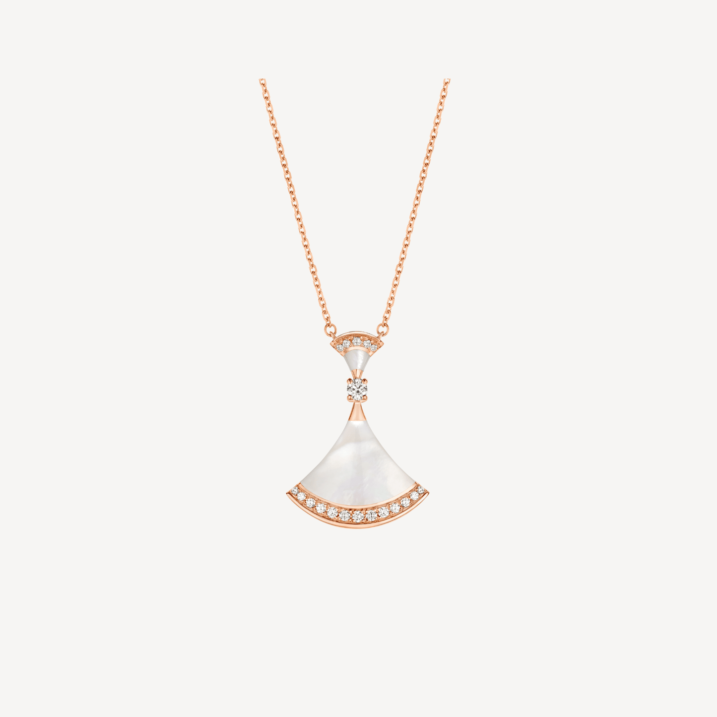 [Valéa jewellery]DREAM NECKLACE MOP PINK GOLD DIAMOND