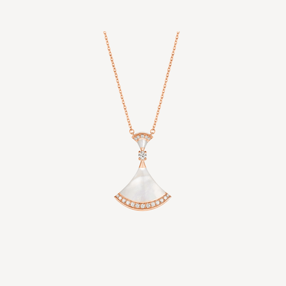 [Valéa jewellery]DREAM NECKLACE MOP PINK GOLD DIAMOND