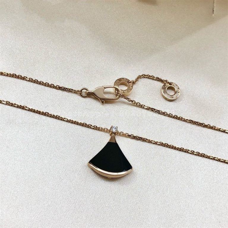 [Valéa jewellery]DREAM NECKLACE ONYX 1 DIAMOND