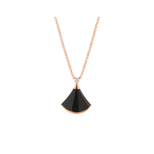 [Valéa jewellery]DREAM NECKLACE ONYX 1 DIAMOND