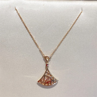 [Valéa jewellery]DREAM NECKLACE PINK GOLD FULL DIAMOND