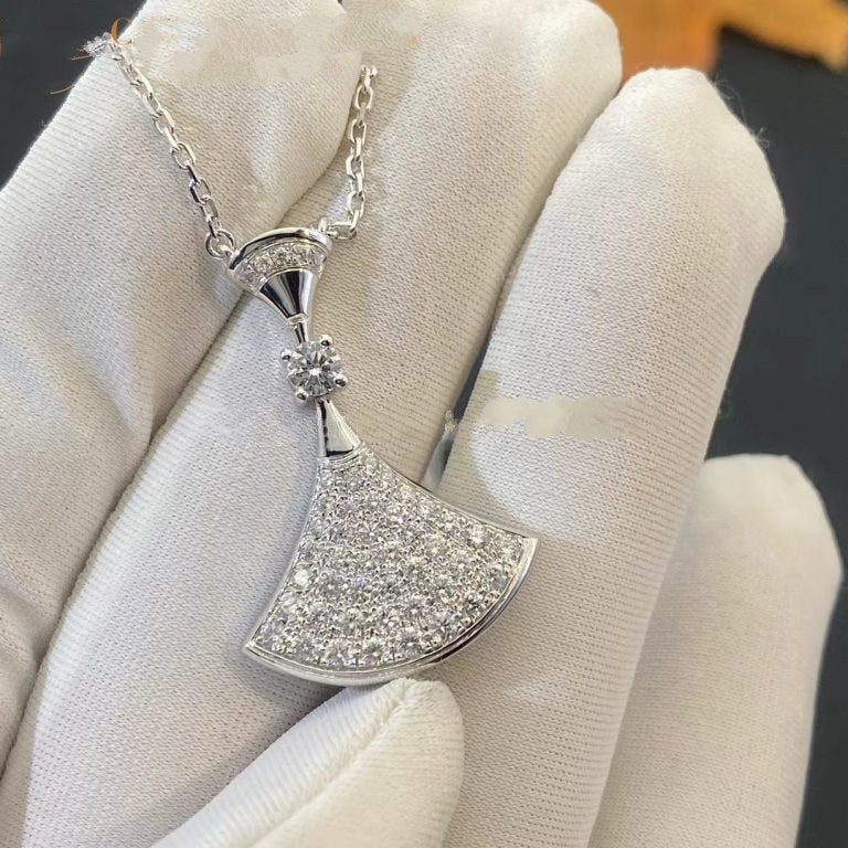 [Valéa jewellery]DREAM NECKLACE SILVER FULL DIAMOND