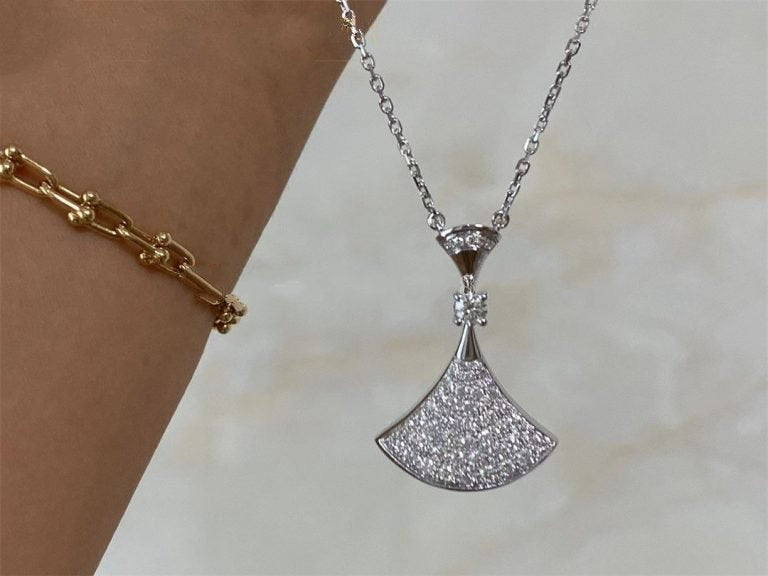 [Valéa jewellery]DREAM NECKLACE SILVER FULL DIAMOND