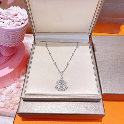 [Valéa jewellery]DREAM NECKLACE WHITE DIAMOND SILVER