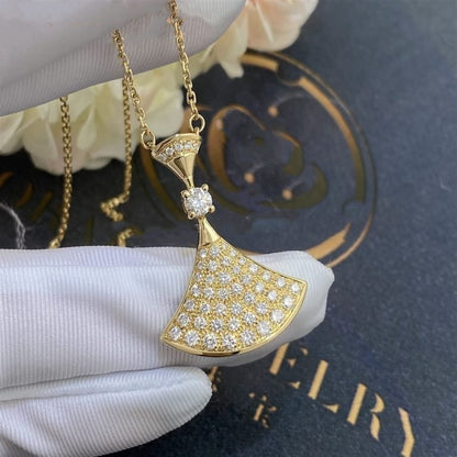 [Valéa jewellery]DREAM NECKLACE GOLD FULL DIAMOND