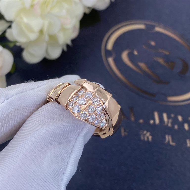 [valéa jewellery]SERPENTI RING PINK GOLD DIAMOND