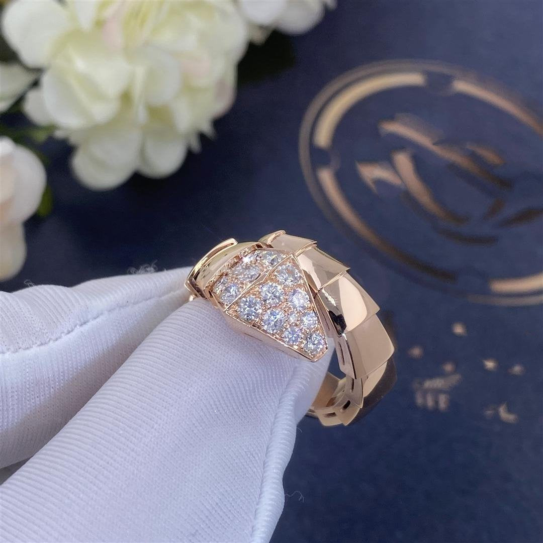 [valéa jewellery]SERPENTI RING PINK GOLD DIAMOND